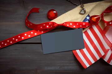 Usa blank card design