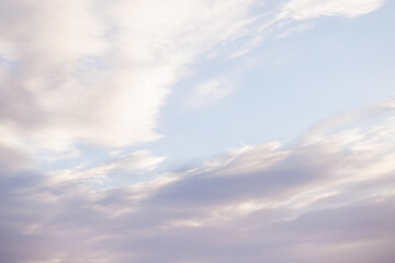 blue sky with clouds