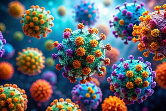 Antibody Binding to Human Cell Receptors: Microscopic View