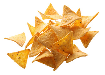 Naklejka premium tortilla chips and guacamole