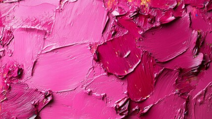 Obraz premium Vibrant Bright Pink and Magenta Colorful Background with Clean Lines and Abstract Shapes
