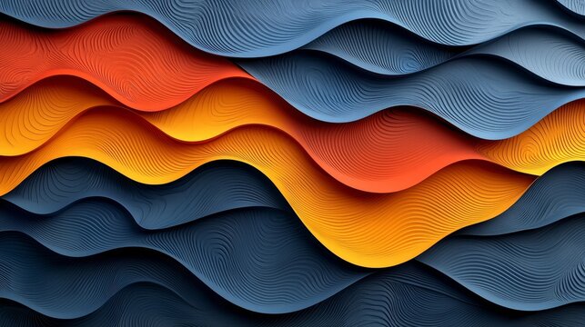 A design capturing fluidity with free-flowing lines and gentle curves, and a harmonious color blend to suggest grace and movement