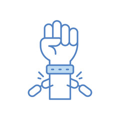 Forced Worker Vector icon