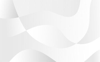 Abstract white background. Gradient abstract light grey curve design for banner, backdrop, flyer, cover, card, wallpaper and more.