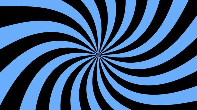 Ilusi&oacute;n &oacute;ptica con un espiral o remolino, girando en un fondo oscuro