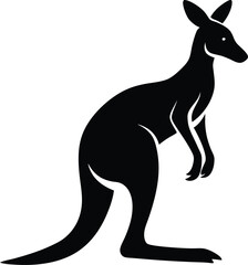 Kangaroo Silhouette File, Kangaroo Icon
