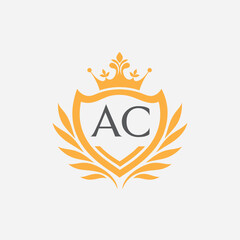AC luxury logo design