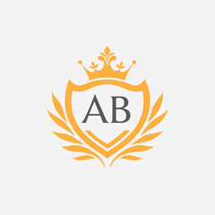AB luxury logo design