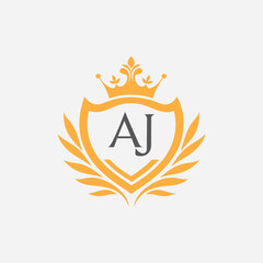 AJ luxury logo design