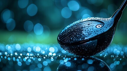 A comprehensive slow-motion analysis of a forceful golf swing featuring kinetic energy and technical precision