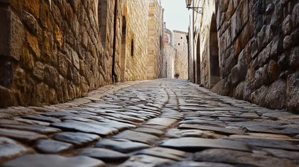 narrow street in the old city of jerusalem