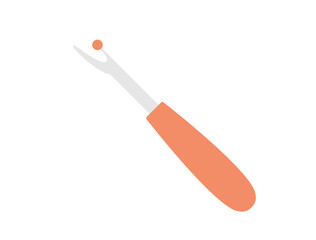 裁縫で使う縫い目なのをほどくのに使うリッパーのイラスト