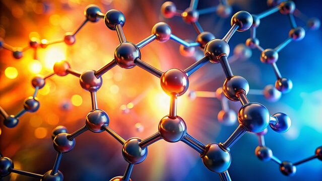 Hexanoic Acid Molecular Structure: Silhouette Medium Shot - Chemical Properties Illustration