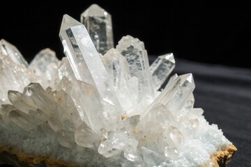 Crystal Formation Time Lapse Shows Complex Structures in Low Resolution Detail Generative AI