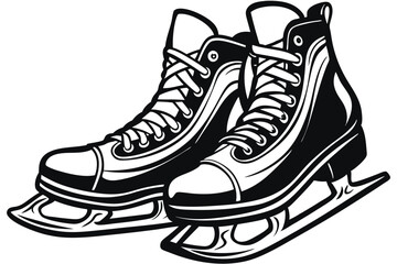 Ice skates icon vector illustration design