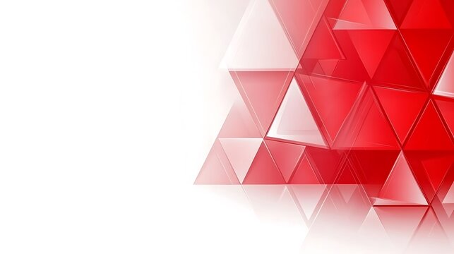 Stylish modern red triangle pattern background for creative projects