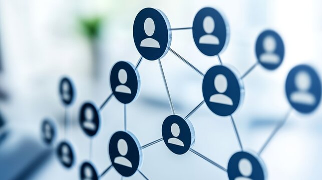 Global connectivity, people united by social media and network technology diverse