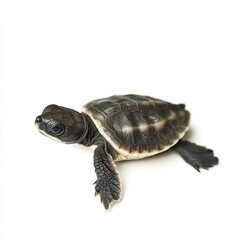 Obraz premium baby turtle isolated on white background