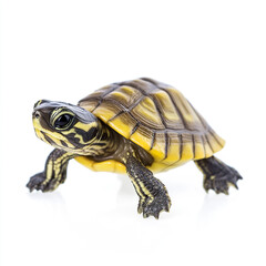 Fototapeta premium baby turtle isolated on white background