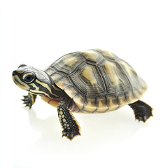 Obraz premium baby turtle isolated on white background