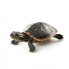 Obraz premium baby turtle isolated on white background