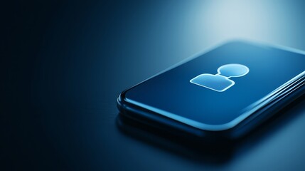 Smartphone displays heart symbol, a visual representation of love, connection, and the role of mobile technology in modern relationships