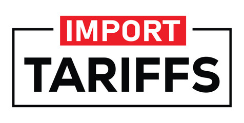 Import tariffs rise concept, symbolizing economic impact, global trade costs, and taxation. Business finance, duty charges, and market regulation representation. Economic policy and international comm