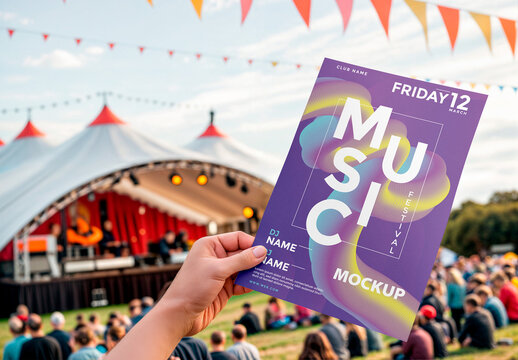 Flyer Mockup Music Festival