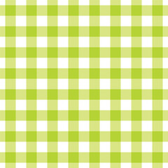 Cute trendy and fashionable fresh green simple gingham checkered pattern background template design element 