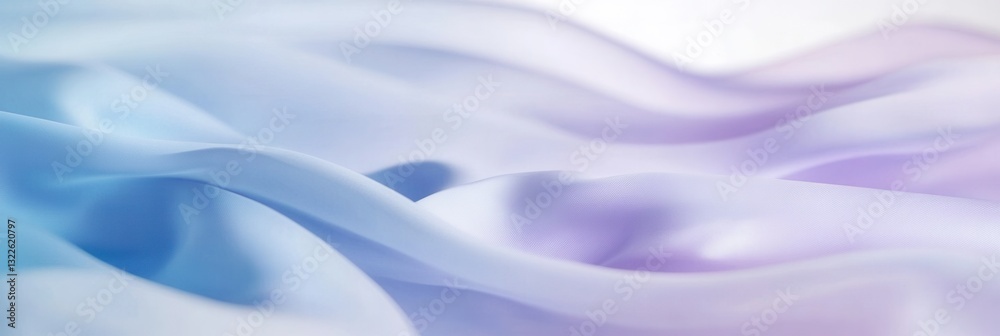 Leinwandbilder Smooth lavender to pale blue gradient creates a serene background for calming text or designs in a meditative space