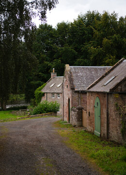 Farm outbuildings in Scotland.