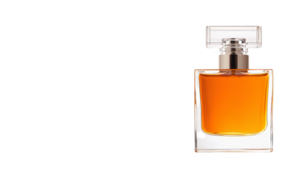 Luxurious perfume bottle on a soft plaid blanket, touch of elegance for everyday sophistication