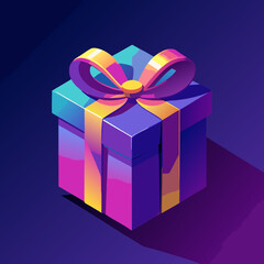 gift box with ribbon