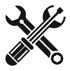 wrench and screwdriver
