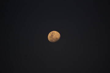 full moon on a dark background