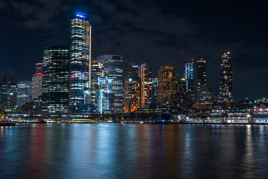 Sydney cbd at night