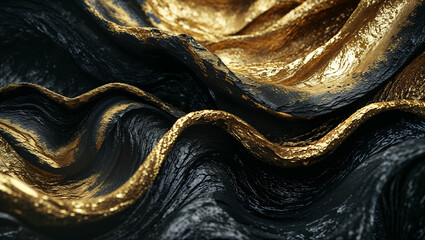 Luxury gold fading into deep ebony with a high-contrast grainy finish background