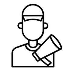 film director icon design