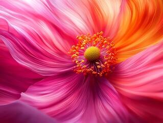 Obraz premium A vibrant close up of a blooming flower in full color