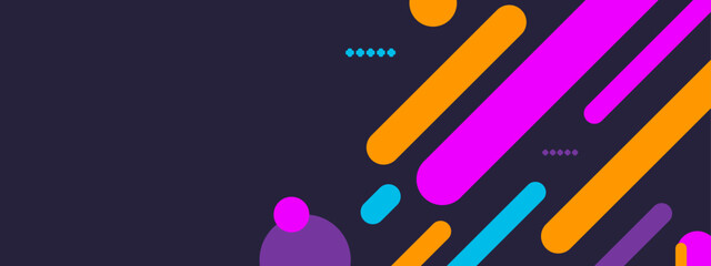 
Background with colorful different shapes