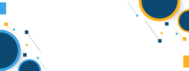 Circular geometric shapes background