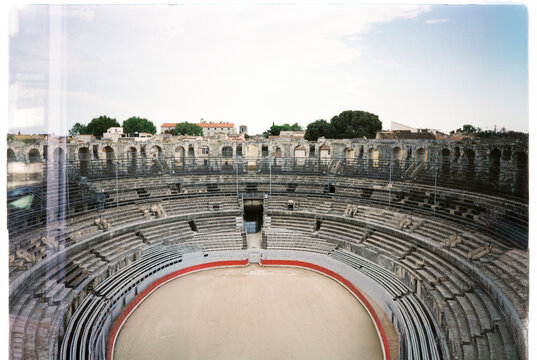 Inside Roman empire coliseum 