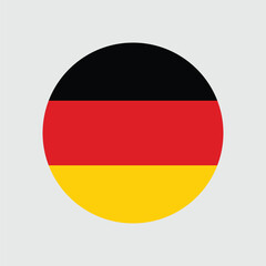Germany Flag Sphere Vector