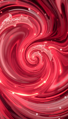 christmas swirl, enhance. with white shades