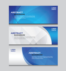 Blue banner design web template Set. Horizontal header web banner. Website Header. Web Banner. sale banner template. Social Media Cover. advertisement. flyer. poster. advertisement. marketing