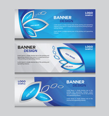 Blue banner design web template Set. Horizontal header web banner. Website Header. Web Banner. sale banner template. Social Media Cover. advertisement. flyer. poster. advertisement. marketing