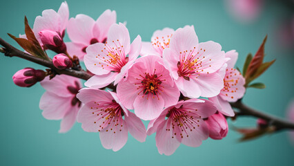 cherry blossom in spring, Generative AI