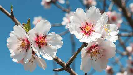 cherry blossom in spring, Generative AI