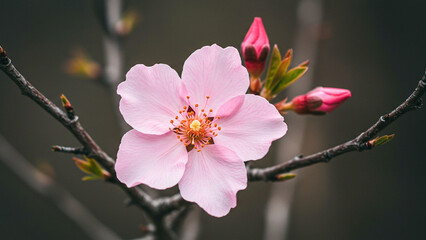 cherry blossom in spring, Generative AI