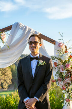 portrait wedding suit 